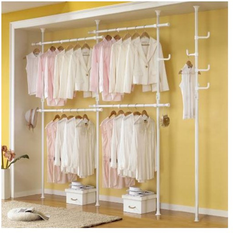30 Off ポールハンガー Wj 2 ホワイト ハンガーラック 服吊り 玄関収納 収納家具 Fucoa Cl