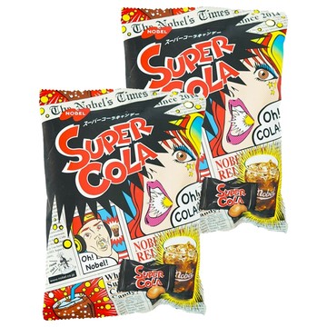 NOBEL 諾貝爾 超級可樂糖  2個  88g