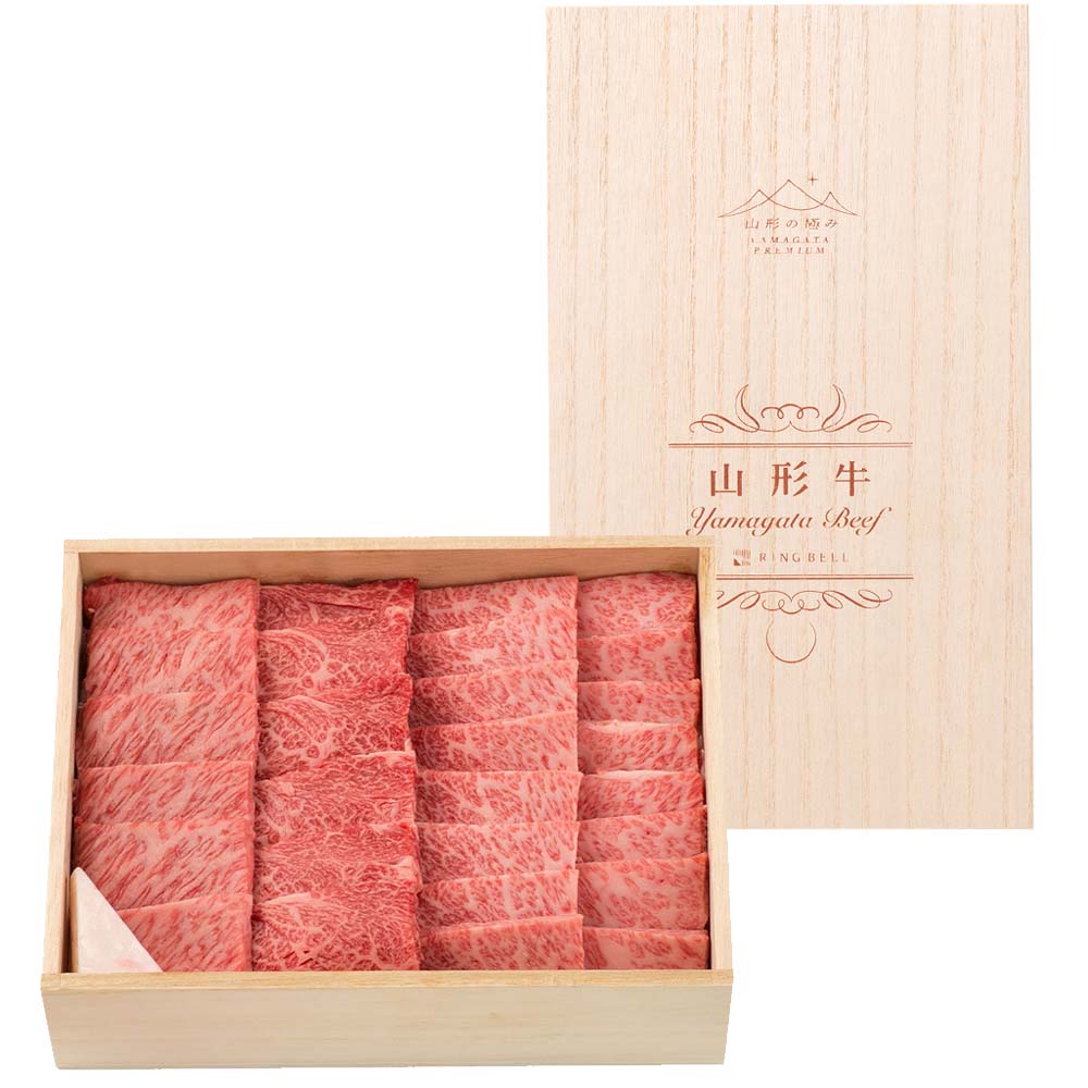 山形牛　LINEショッピング　肩・バラ焼肉用　2種400g