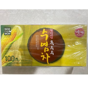 NOKCHAWON 綠茶園 玉米鬚茶100入 Dongsuh 玄米綠茶包1.5gX50包 Dongsuh 大麥茶包 丹特