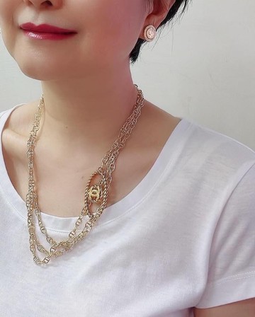 老件新作 小香墜子長鍊 腰鍊 二戴 Reworked