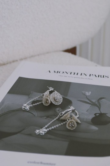 雨靈鈴耳環/耳夾可