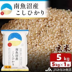 ふるさと納税 南魚沼産こしひかり玄米5kg 新潟県南魚沼市