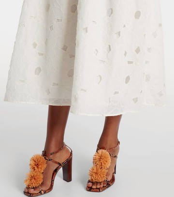 Ulla Johnson Marina floral cotton organdy midi dress