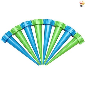 月陽超值8入可調整水量旋轉式懶人自動澆水澆花器自動灌溉器(1358)