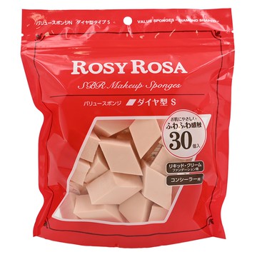 ROSY ROSA 粉底液粉撲 菱型 30個入 SBR材質  1包