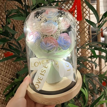 ✨桃園出貨✨✨桃園出貨✨永生花永久玫瑰花生日禮物送女生老婆女友高檔浪漫花束情人節禮物