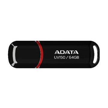【ADATA 威剛】64GB UV150 USB3.2 隨身碟 黑色