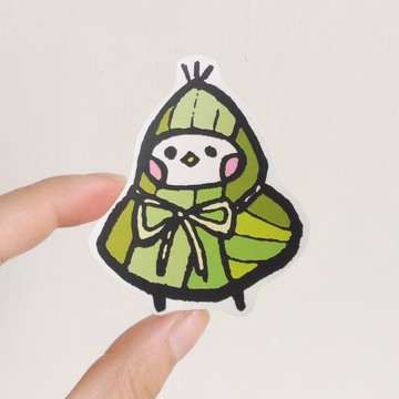 粽子 插畫貼紙 3件組