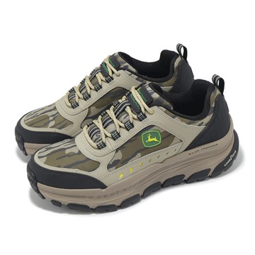 Skechers x JOHN DEERE 休閒鞋 D Lux Trekker 男鞋 卡其 黑 聯名 戶外 山系 256014CAMO