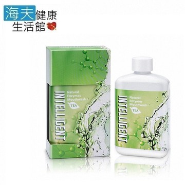 海夫因特力淨 酵素漱口水 茶香 300ccx5入(加贈清新薄荷酵素牙膏7gx1入)