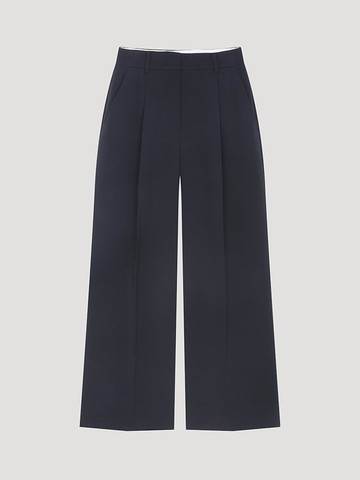 One-pleat Wide Setup Straight Pants [DN] (AWSSLP21060)