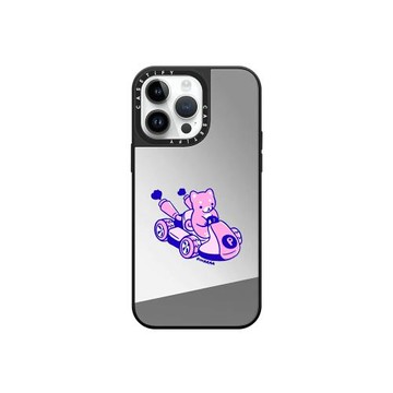 現貨CASETiFY可愛柴犬卡丁車Pikarar小狗潮牌適用蘋果iPhone16/15/14/13/12/ProMax/Plus/mini磁吸鏡面手機殼