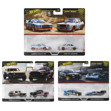 {保固一年 可打統編}風火輪雙車HBL96海灣石油藍旗亞大眾IDR福特猛禽雙車套裝玩具車