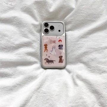 新品手機殼.多只狗狗適用蘋果17手機殼女款iPhone16Pro新款15/14/13/12卡通殼
