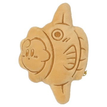 Nintendo 任天堂 可愛造型 觸感柔軟舒適  卡比人形燒 褐色  H175xW125xD40mm