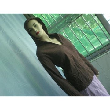 胖MM春裝加肥加大碼女裝純棉帶帽薄款襯衫三色胸100-154