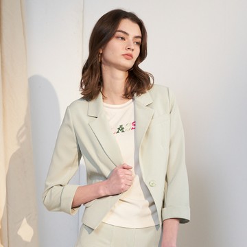 CLL巧玲瓏 素色質感口袋造型西裝外套 2339618