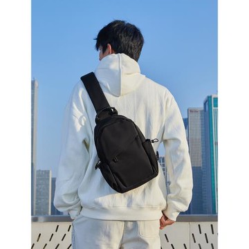 單肩包男斜掛包斜背包斜跨胸包小包男士通勤包挎包背包斜挎斜肩包