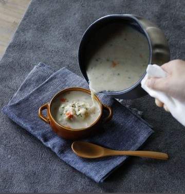 日本CB Japan copan系列 雙層不鏽鋼刻度牛奶鍋 1.5L