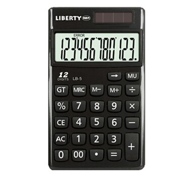 LIBERTY 便利隨攜-掌中型12位數計算機