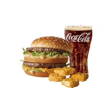 【麥當勞】大麥克+麥克鷄塊(4塊)+可樂(中) 好禮即享券