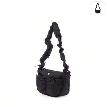 【FILA】簡約斜背包-黑色 BMZ-5302-BK