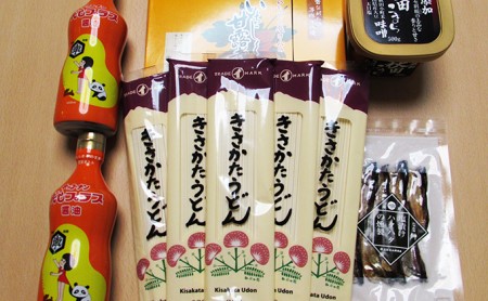 にかほ市特産品の詰合せ（お菓子 調味料 うどん）