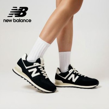 【New Balance】復古鞋_中性_黑色_U574YCE-D楦 (網路獨家款)