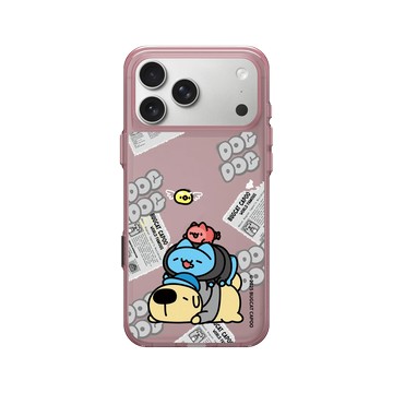 iPhone 17 Pro Max Clear (相機按鈕) 晶醺玫 - 貓貓蟲咖波 Bugcat Capoo - 懶洋洋街頭咖波