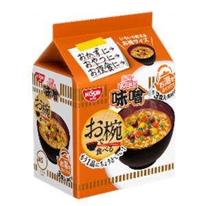 日清食品 お椀で食べるカップヌードル味噌 3食パック×9個:合計27食入 ／食品／NA