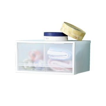 KEYWAY 《真心良品》雪莉雙抽式整理箱2入-面寬40公分
