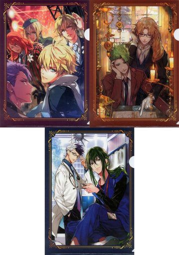 集合A4透明文件夾3張SET CFate/Grand Order Calde Boys Collection 2019Animate Girls Festival 2019商品