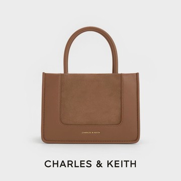 【CHARLES & KEITH】Daylla 環保麂皮托特包｜秋冬新品｜陪伴你每個重要時刻｜通勤約會兩用｜生日禮物｜快速出貨｜小CK