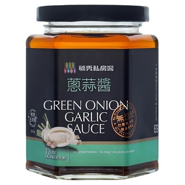 毓秀私房醬 蔥蒜醬  250g  1罐