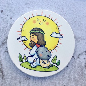 吸水杯墊-最暖的陪伴