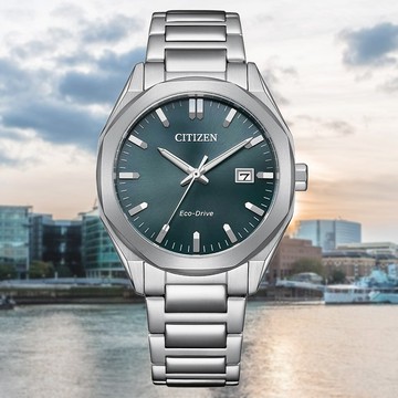CITIZEN 星辰 GENTS 光動能 八角形 大三針時尚男錶 38mm BM7620-83X