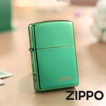 [隔日到貨] ZIPPO 經典素面防風打火機 綠冰變色龍 28129ZL 黃銅 美國製 煤油打火機