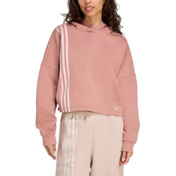 【Adidas 愛迪達】 3 STRIPES HOODY  連帽長袖上衣 女 - JW3601