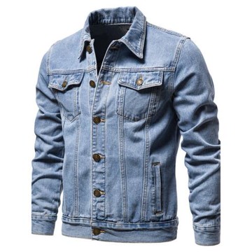 Men's denim jacket 歐碼男士牛仔夾克休閑夾克男牛仔外套男裝