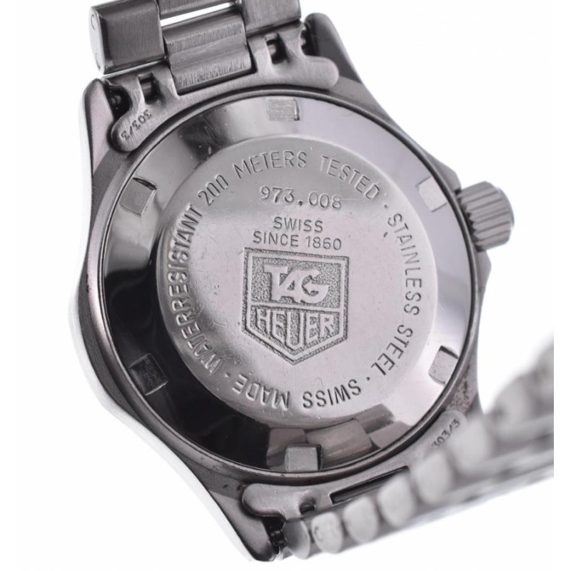 TAG HEUER】タグホイヤー プロフェッショナル 2000 973.008 デイト 