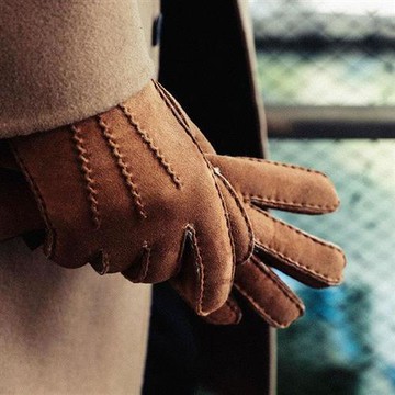 【米蘭精品】真皮手套羊皮手套-保暖開車騎車質感男女配件74im19