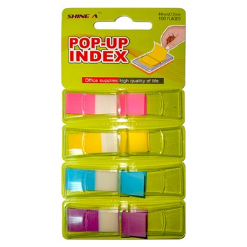 德德 抽取式索引貼 100枚標籤  44 x 12mm  1組