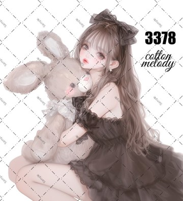 original sticker no.3378 人物貼紙 原創貼紙 原創人物貼紙 裝飾貼紙 cotton melody