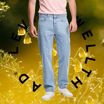 Levis Wellthread環境友善系列 男款 Stay loose復古寬鬆版繭型牛仔褲 / 有機面料 / 天然染色工藝