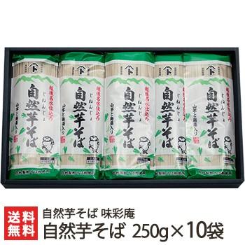 新潟 自然芋そば 250g×10袋 自然芋そば味彩庵 ギフトにも！ のし無料 送料無料