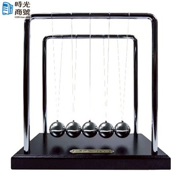 賽先生科學工廠｜牛頓球 / 慣性原理擺動球(冷酷黑)