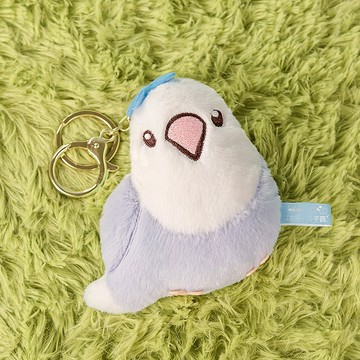 小鳥芋圓 刺繡毛絨公仔掛件