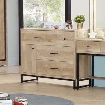 美式工業風路德置物斗櫃