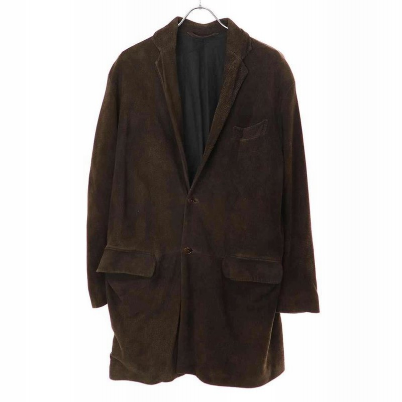 COMOLI コモリ 19AW ディアスキンチェスターコート ブラウン 2